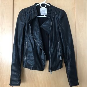 Zara leather jacket